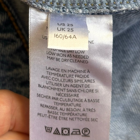 We the Free Big Sur Coast Boyfriend Denim Shorts 25 - Picture 10 of 10